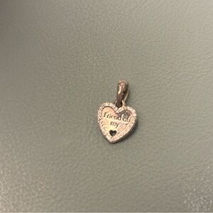 Pandora Silver “Friend of my heart” charm